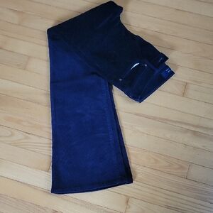 GAP Women's Corduroy Flare Boot Cut Pants - Dark Blue